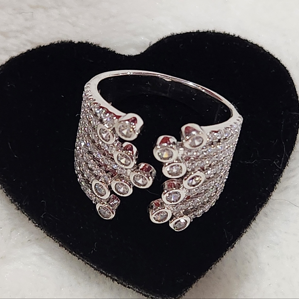 JCL Sterling Silver Ring, Size 7.75